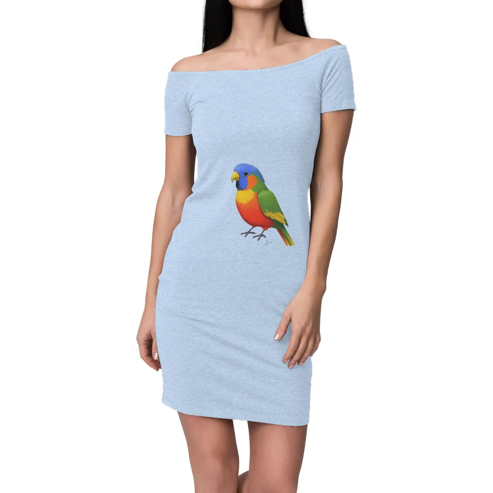 Custom Tee Shirts: Rainbow Lorikeet - Nature's Vibrant Beauty|may t shirt design