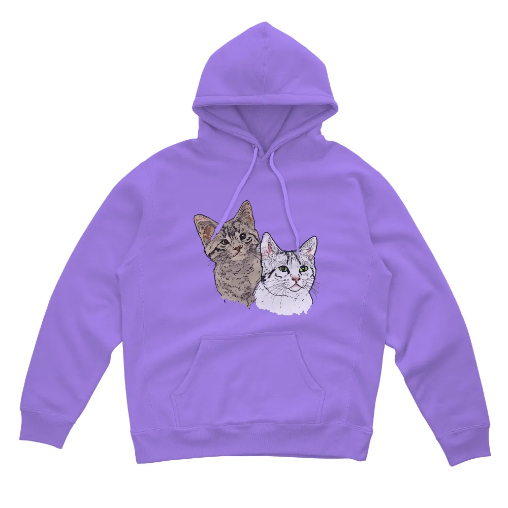 Whiskers and Paws: A Feline Friendship T-Shirts Pattern|t shirt roblox elegant