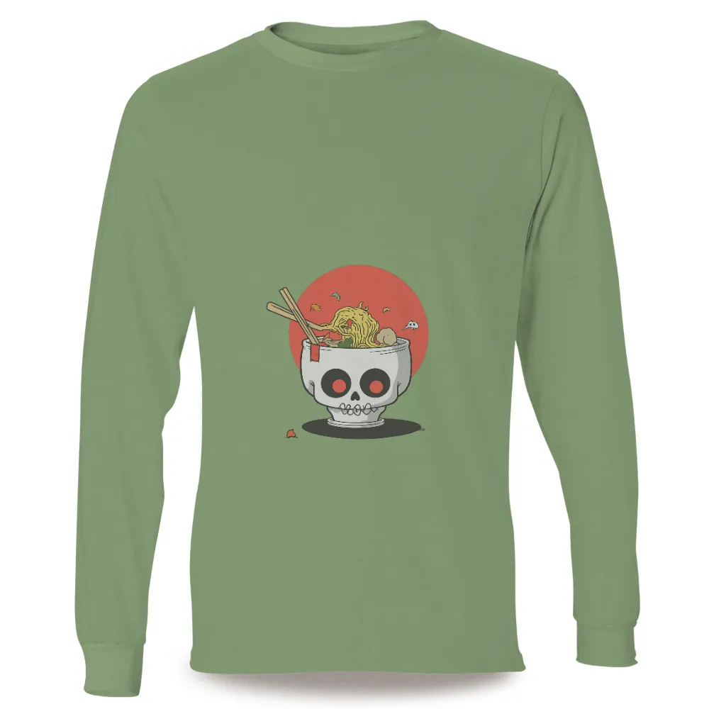 TShirt Design: Skull Ramen Bowl - Pop Culture Meets Everyday Life|super bowl uniforms