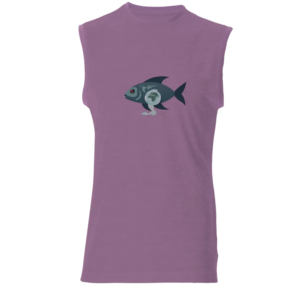 Custom Eco-Conscious Fish Design | Promote Environmental Awareness|earth day shirt old navy