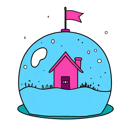 Snow Globe House: A Symbol of Warmth and Hope - T-Shirt Printing