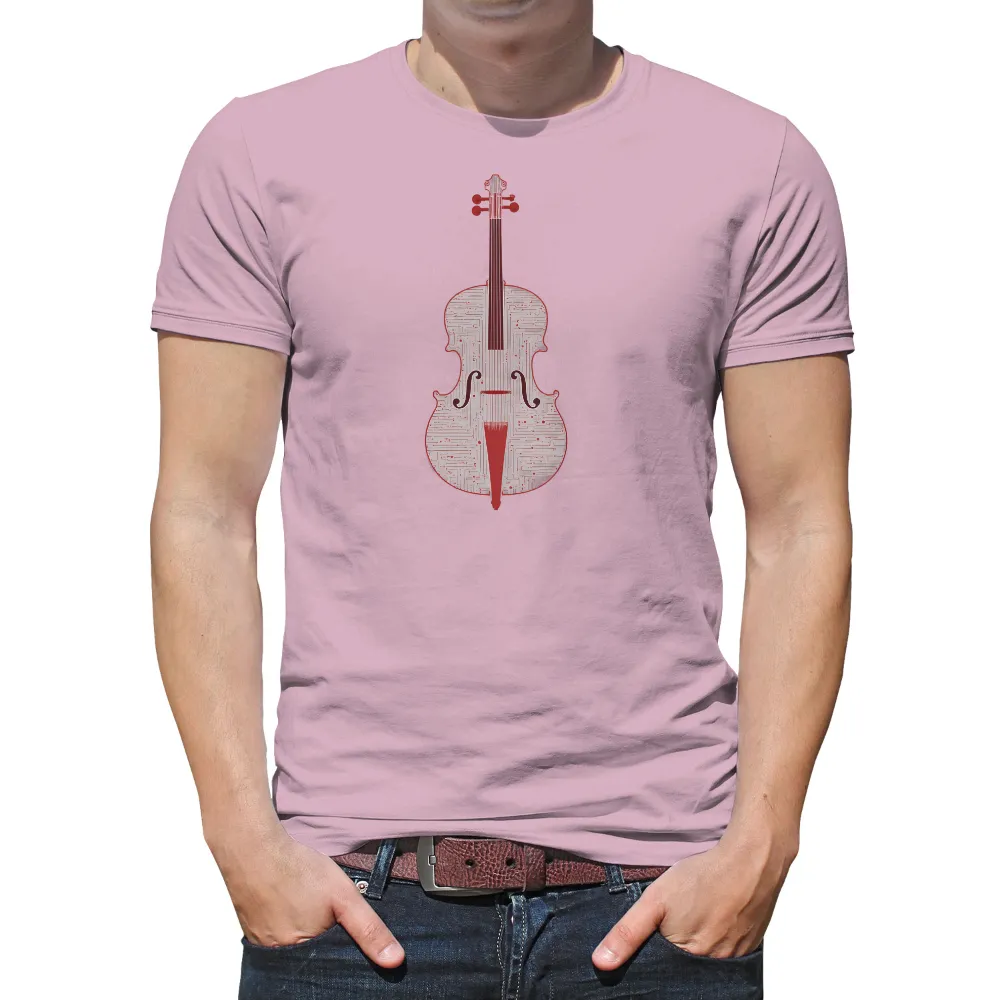 T-Shirts Custom: Fusion of Tradition and Innovation - Cello Circuit Design|t shirt simple print design