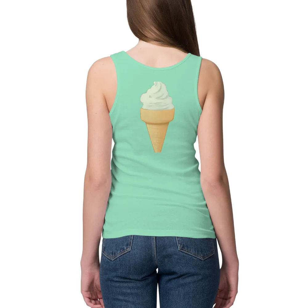 T-Shirts Pattern: Ice Cream Cone - Nostalgia and Joy|alfani summer tops