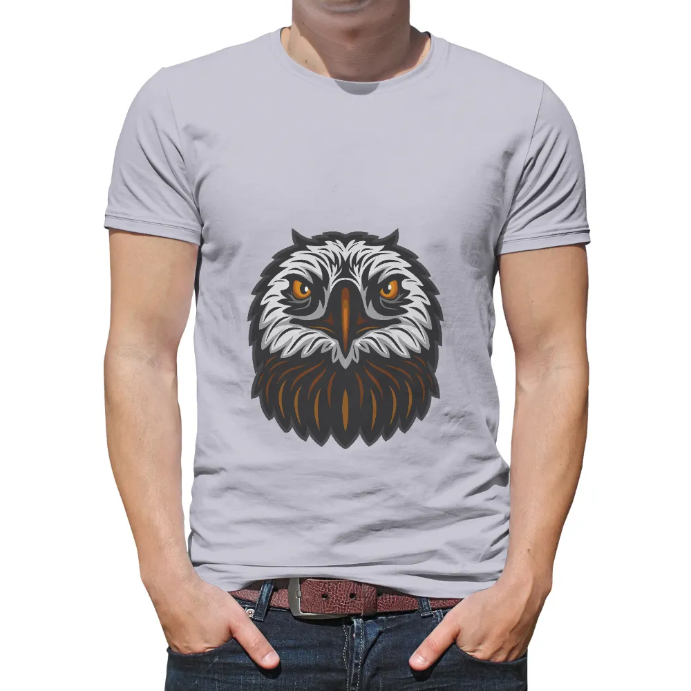 Custom T-Shirt Printing: Majestic Owl - Symbol of Wisdom and Mystery|art fennell trisulate t shirt