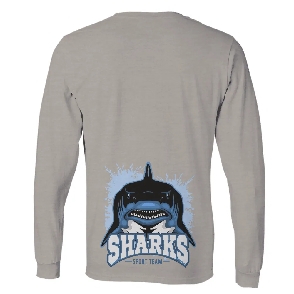 Sharks Sport Team T-Shirt Design: Bold and Fierce|the new day feel the power t shirt