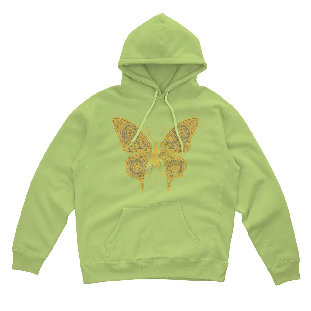 Tee Shirts Printed: Yellow Butterfly - Artistic Transformation|ed sheeran t shirt butterfly