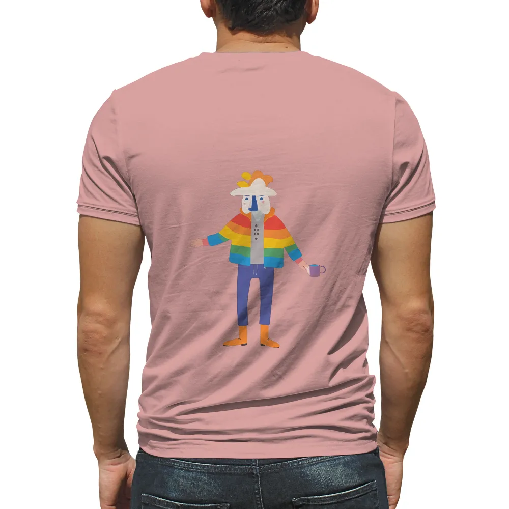 Customized Tee Shirts: Embrace Life's Colors with Zephyr's Rainbow Jacket|new style women t shirt