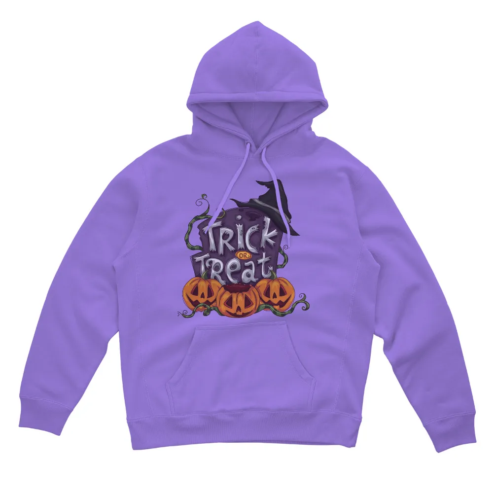 Customized Tee Shirts: Trick or Treat Halloween Design|hydro flask shirts for halloween