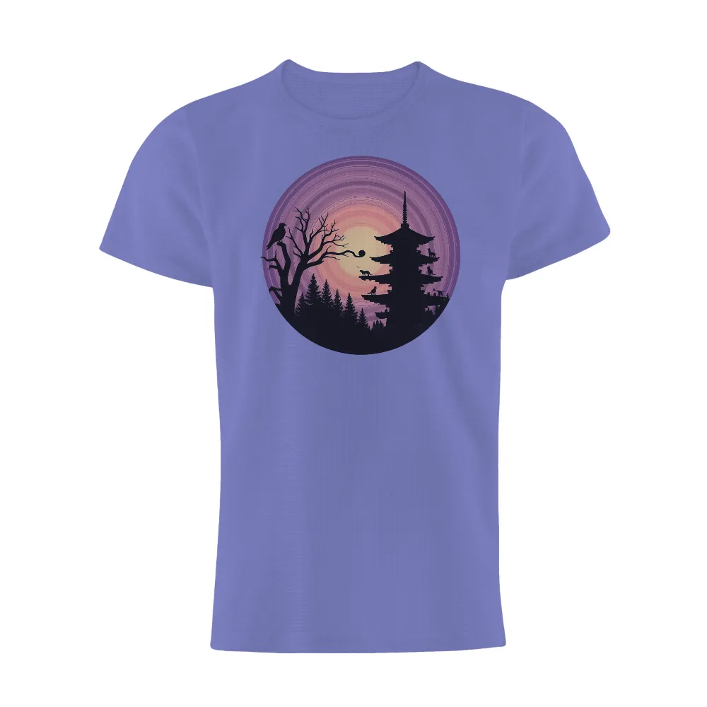 Graphic Tees: Harmony of Nature and Architecture|t shirt painting on nature