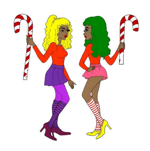 T-Shirts Custom: Festive Fashion with Candy Canes