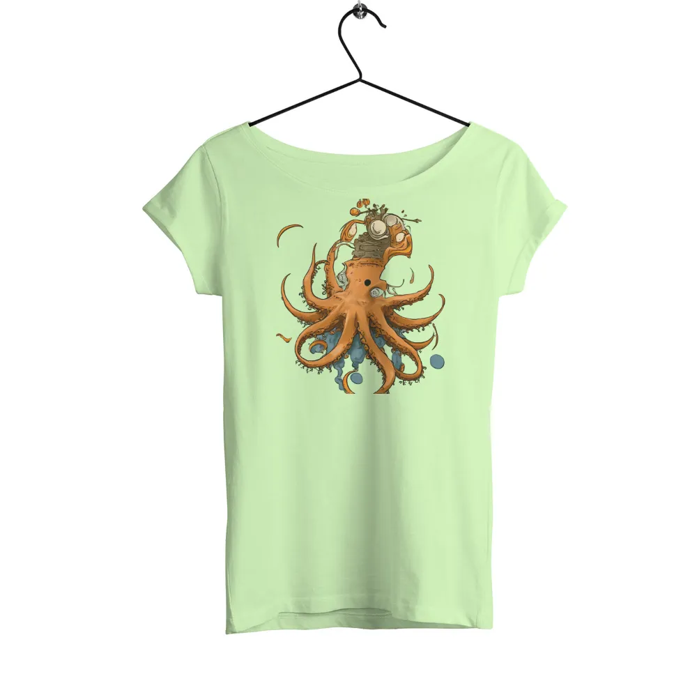 Graphic Tees: Urban Octopus Embracing the City|octopus jungle trousers