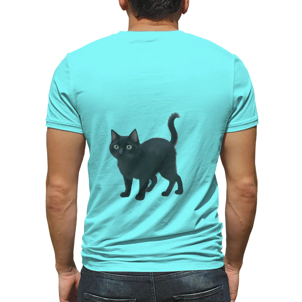 Shirts Graphic Tees: Luna the Black Cat - Hope and Inspiration|pokemon forest shirt