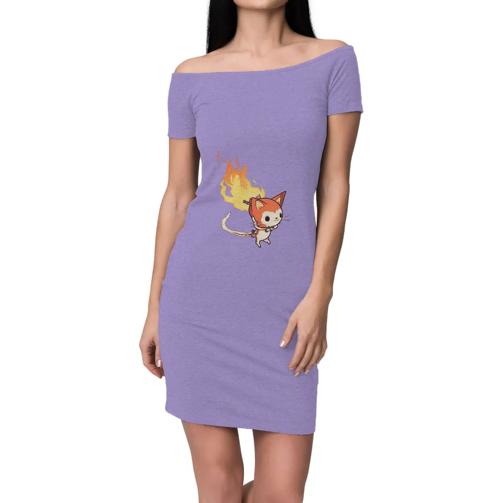 Tee Shirts Printed: Fuego the Fox - Anime Adventure|flame shirt animal crossing