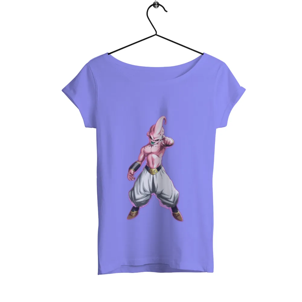 Custom T-Shirt Printing: Majin Buu - Anime Power and Chaos|battle hoodie shirt