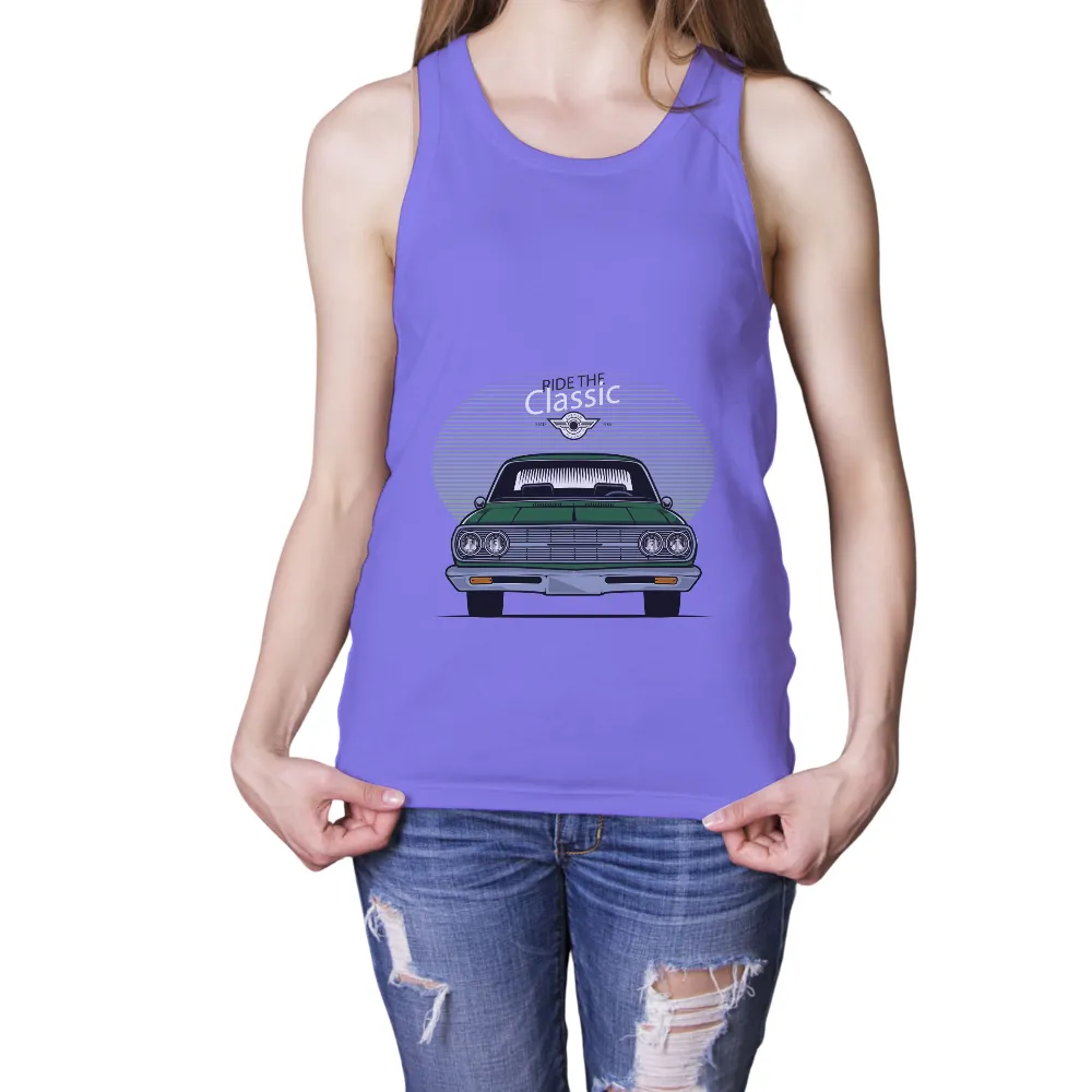 Custom Tee Shirts: Ride the Classic Chevrolet Impala|vintage claude monet shirt