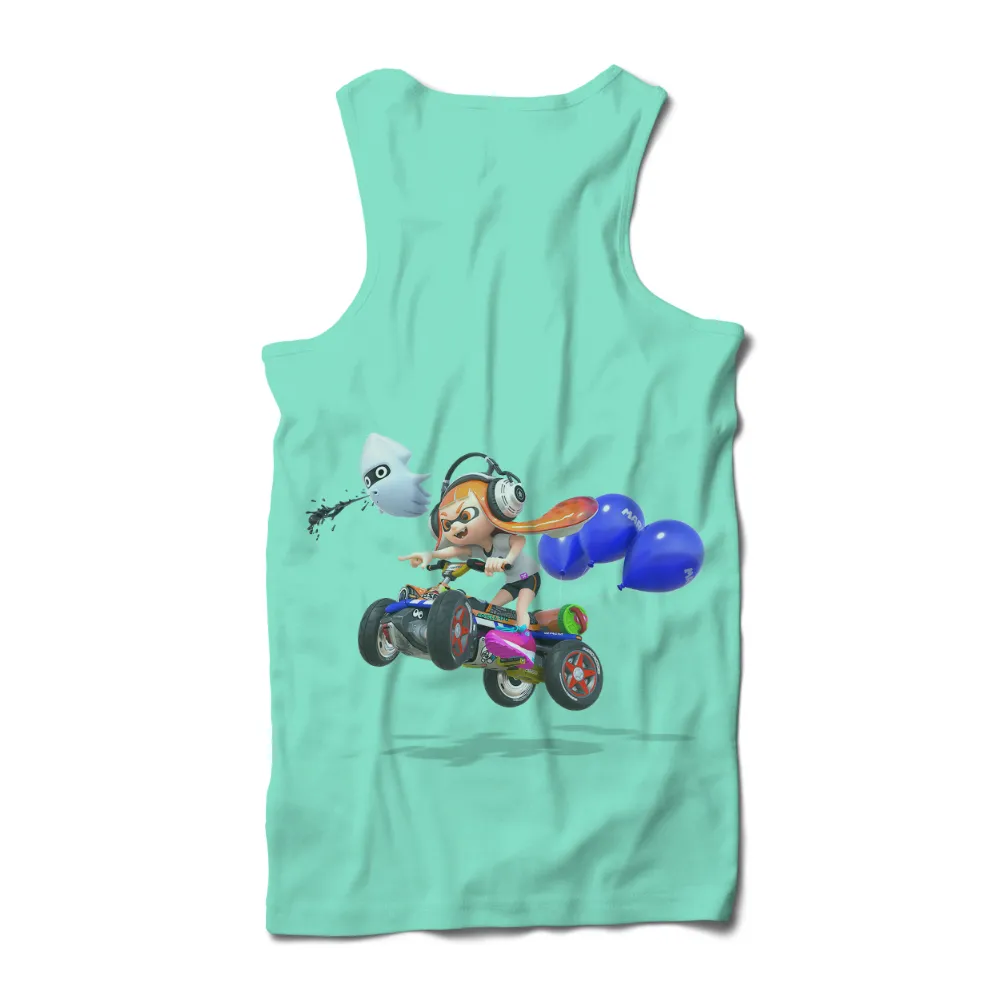 Customized Tee Shirts: Inkling Boy's Mario Kart Adventure|clown shirt splatoon 3