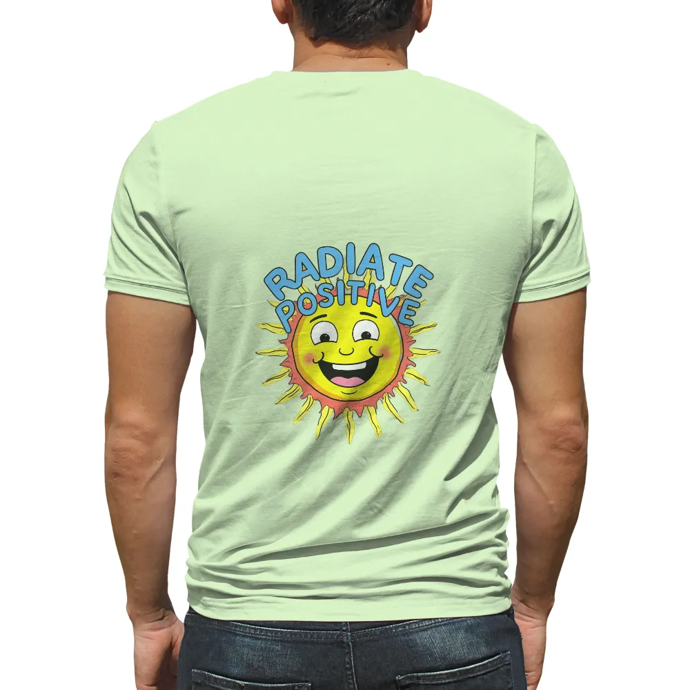 Shirts Graphic Tees: Radiate Positive Energy with Sunny|bright neon orange t shirts