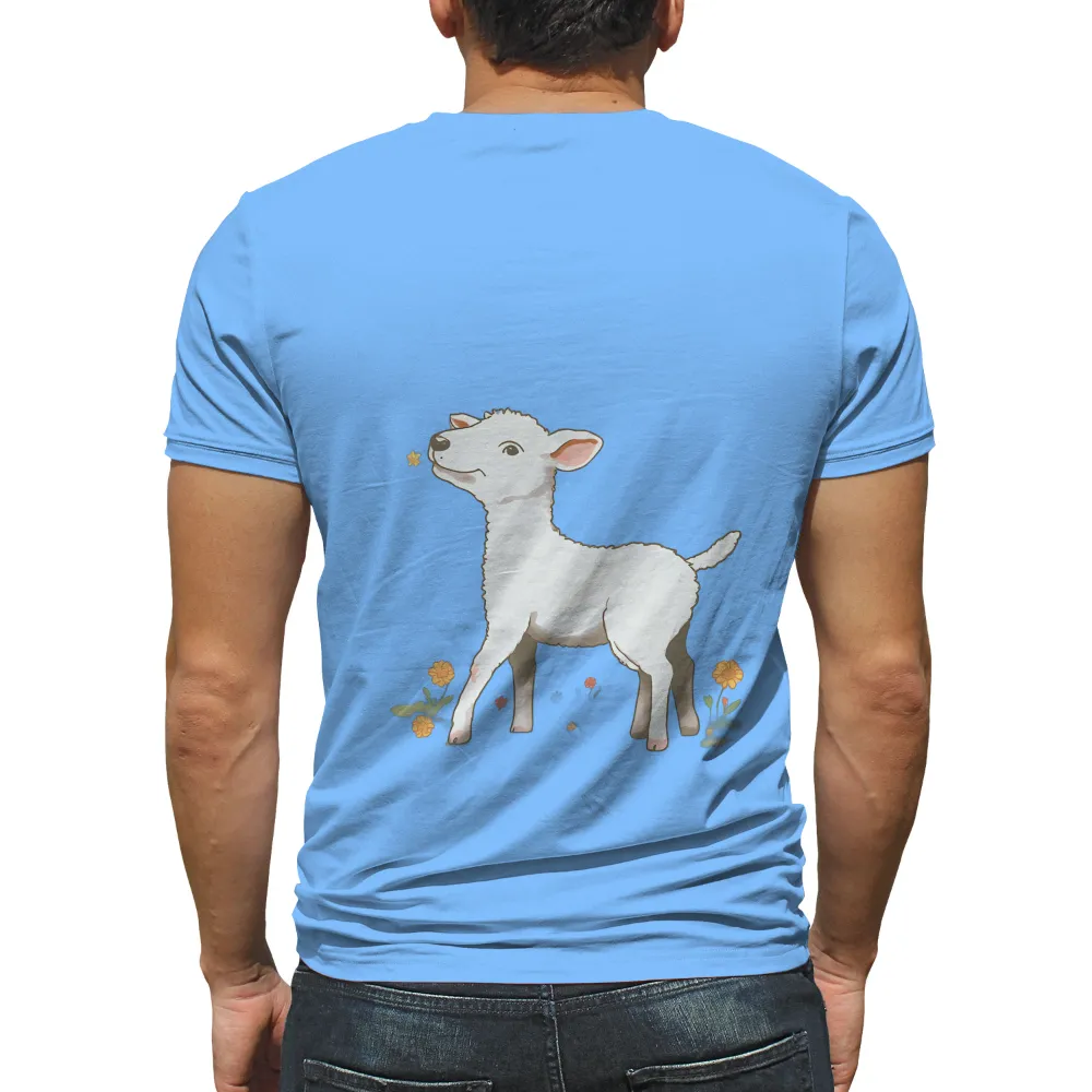 TShirt Printing: Lily the Lamb - Innocence and Joy|rebellious hope t shirt black