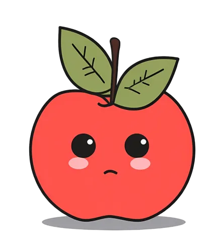 T-Shirts Design: The Journey of a Red Apple