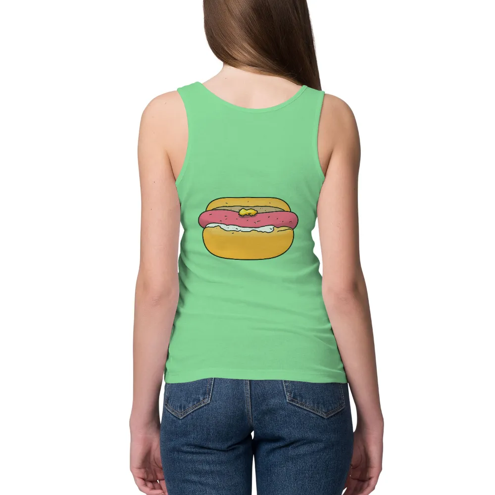 Custom T-Shirt Printing: Whimsical Hot Dog - Street Food Culture|only ny hot dog shirt