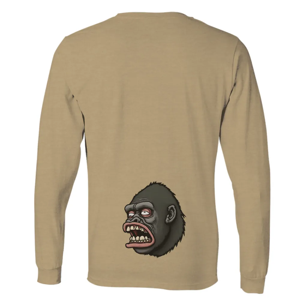 Shirts Graphic Tees: Fierce Gorilla Face - Empowerment and Confidence|unique valentine shirts