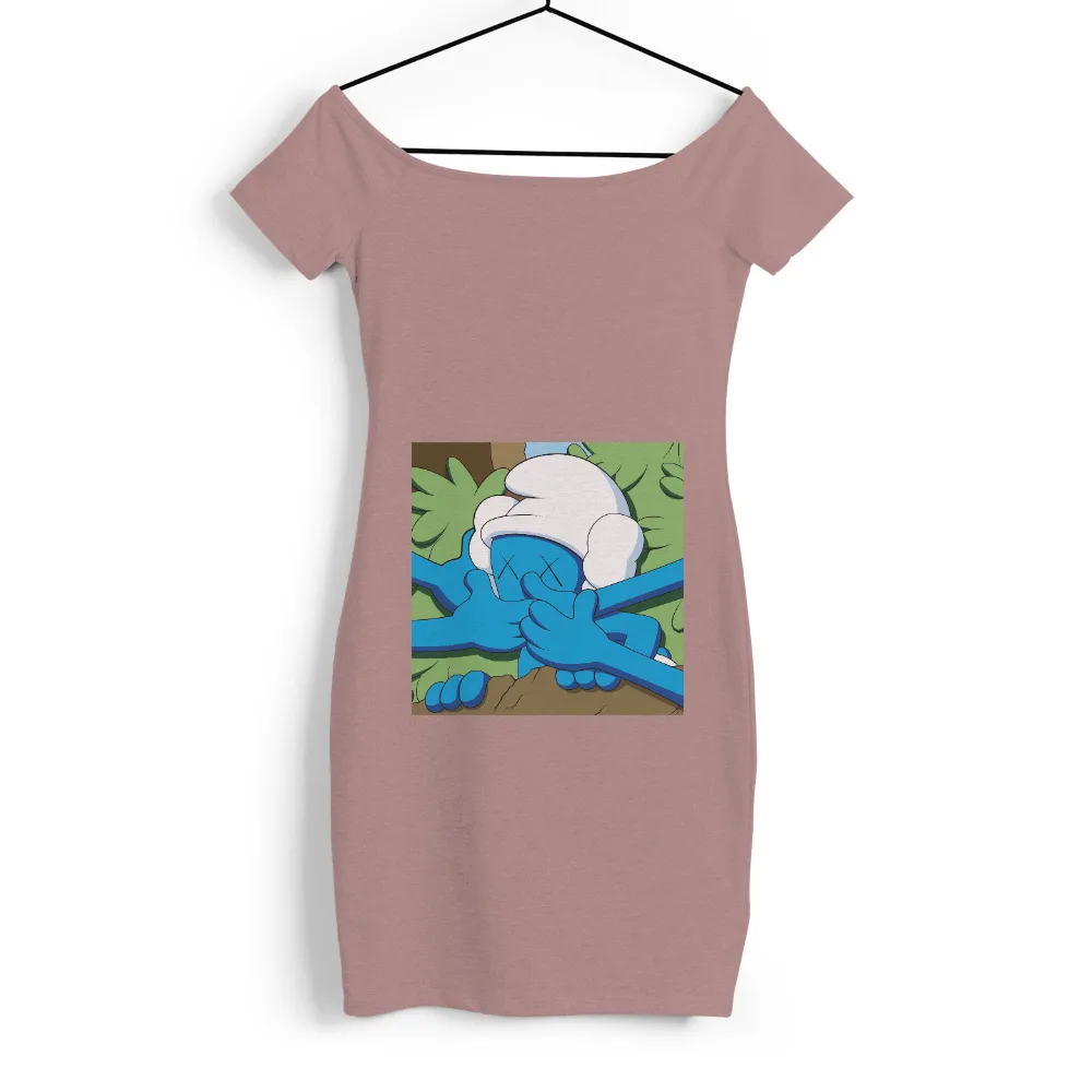 TShirt Printing: Emotional Smurf in the Forest|white easter shirt