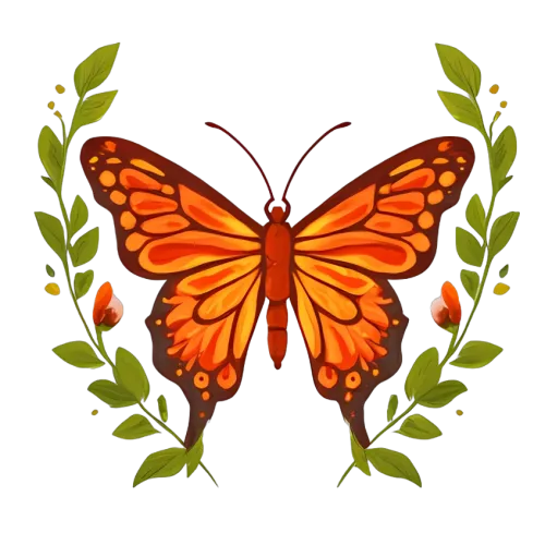 Shirts Graphic Tees: Aurora's Transformation - Artistic Butterfly Design