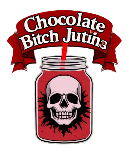 T-Shirts Design: Chocolate Bitch Jutins - Edgy and Mysterious