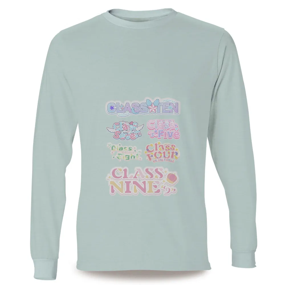 T-Shirts Custom: Whimsical High School Class Shirts|army class b long sleeve uniform