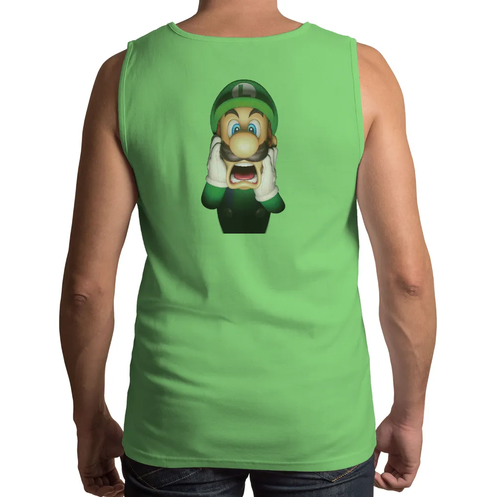 T-Shirts Design: Luigi's Shocking Adventure|essentials clothing fear of god t shirt