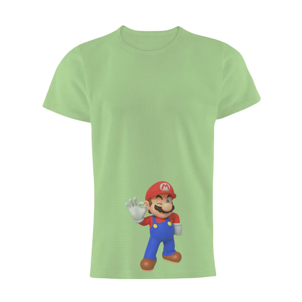 Customized Tee Shirts: Mario's Adventure - Gaming Hero|dragon ball super super hero tshirt