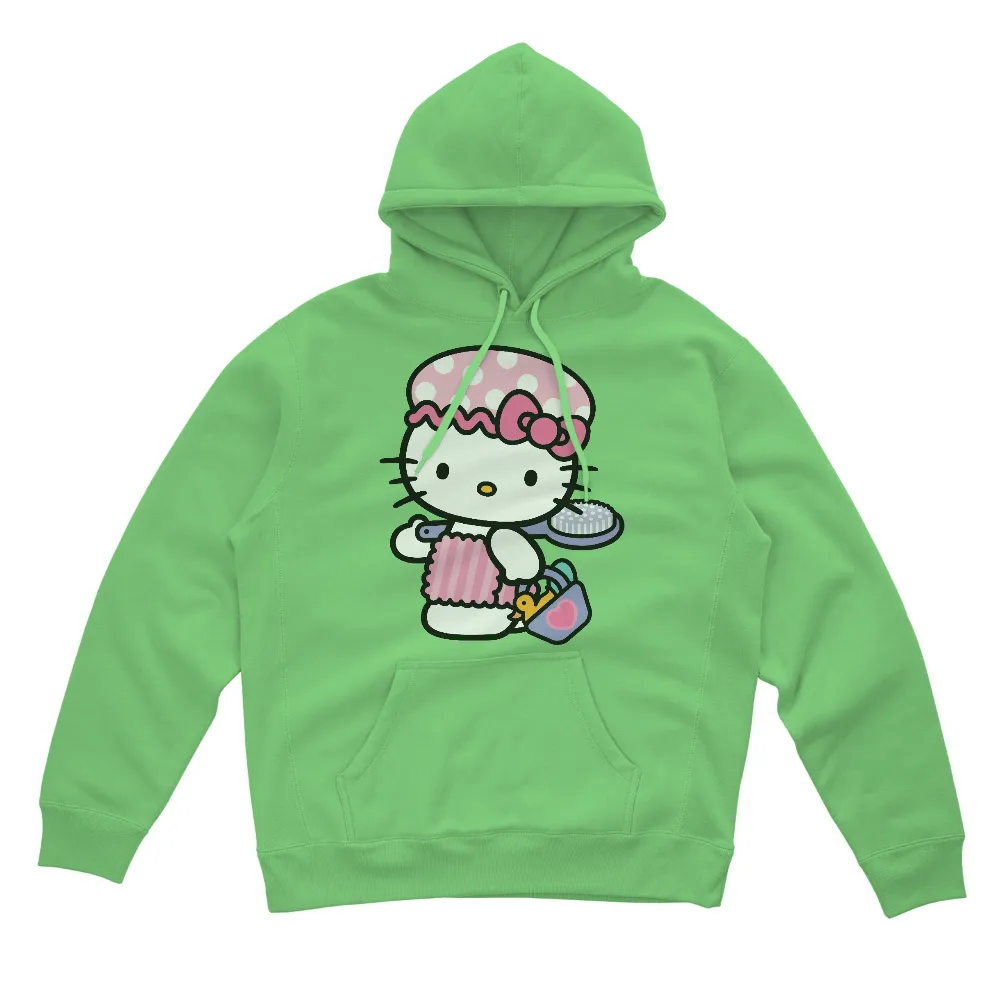 Custom Tee Shirts: Baking with Hello Kitty - Nostalgia and Joy|valentine love shirts