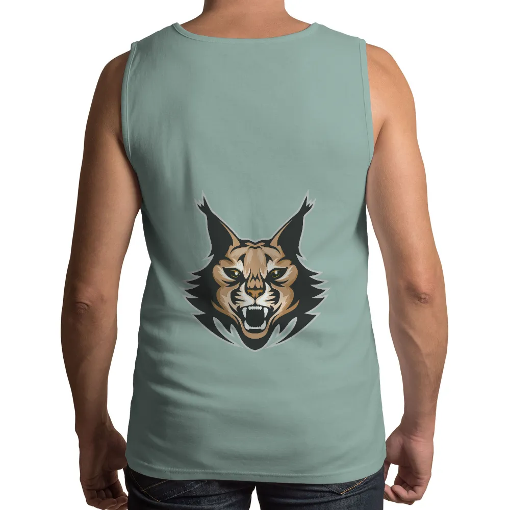 Custom T-Shirt Printing: Unleash Your Inner Warrior with Fierce Lynx Design|t shirt painting on nature