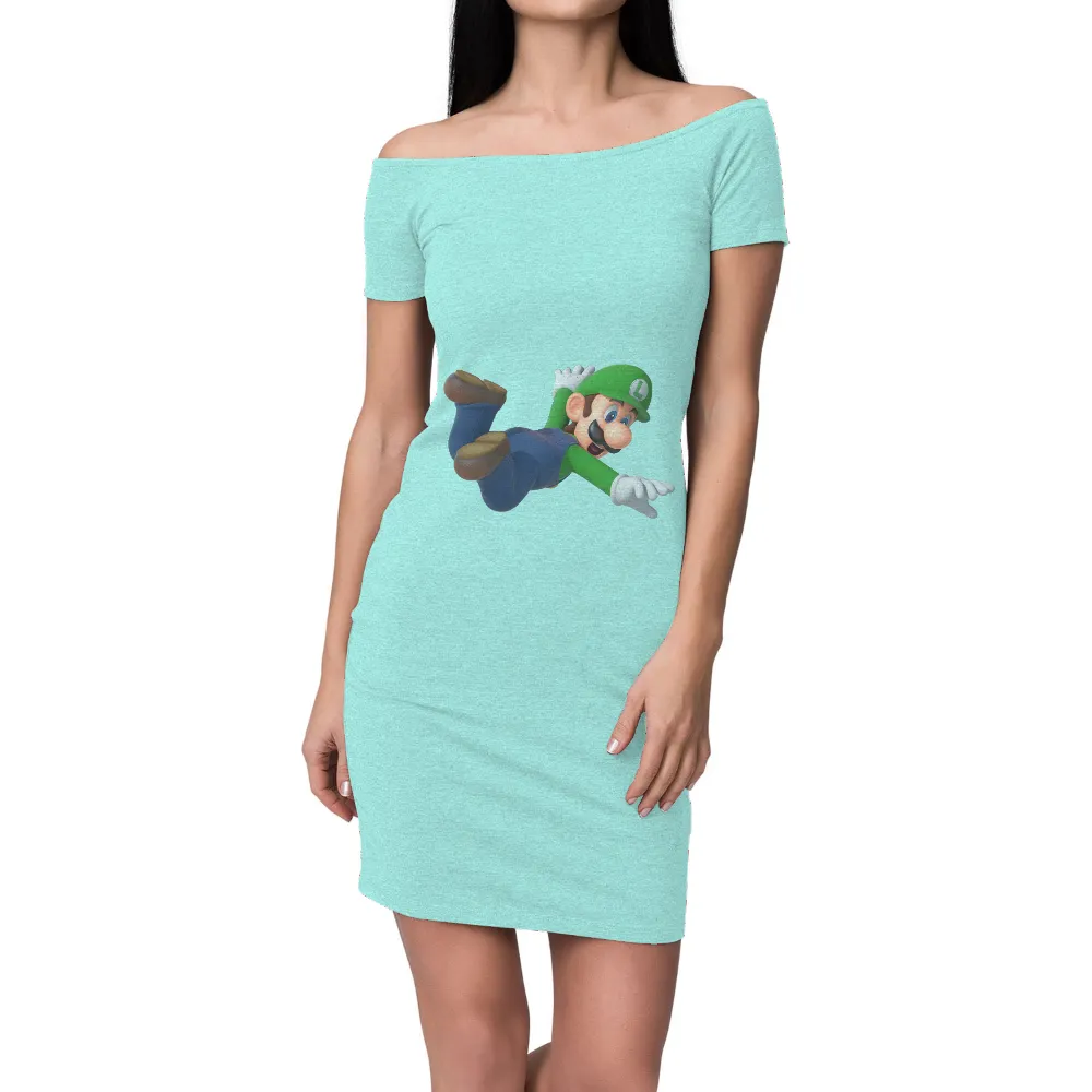 Tee Shirt Printing: Luigi's Leap into Adventure|anti hero pocket tee