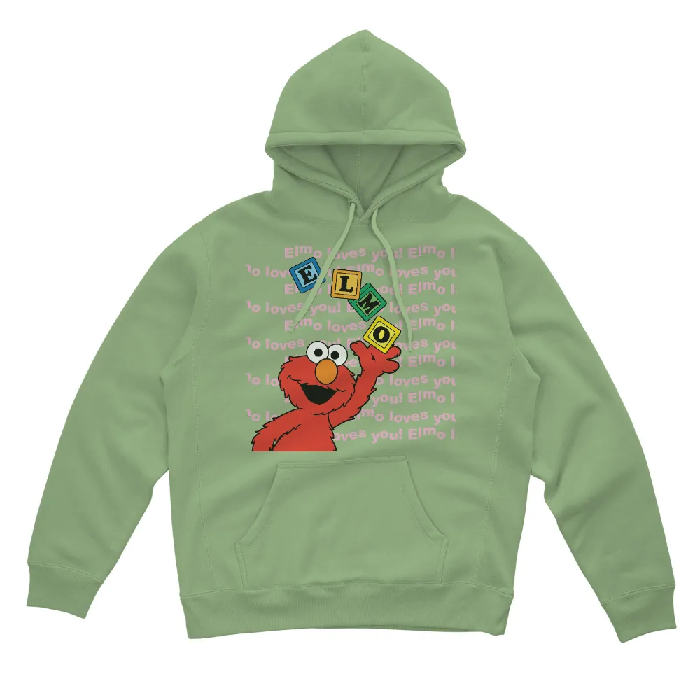 Custom T-Shirt Printing: Elmo Loves You! - Sesame Street Inspired Design|women i love my boyfriend shirt