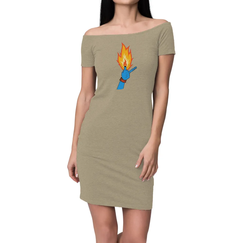 Custom Tee Shirts: Blue Hand Fire - A Symbol of Defiance and Hope|hell fire club t shirt roblox