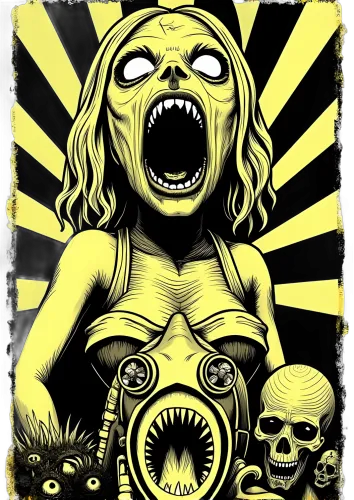 Tee Shirt Printing: Horror Nightmares & Macabre Art