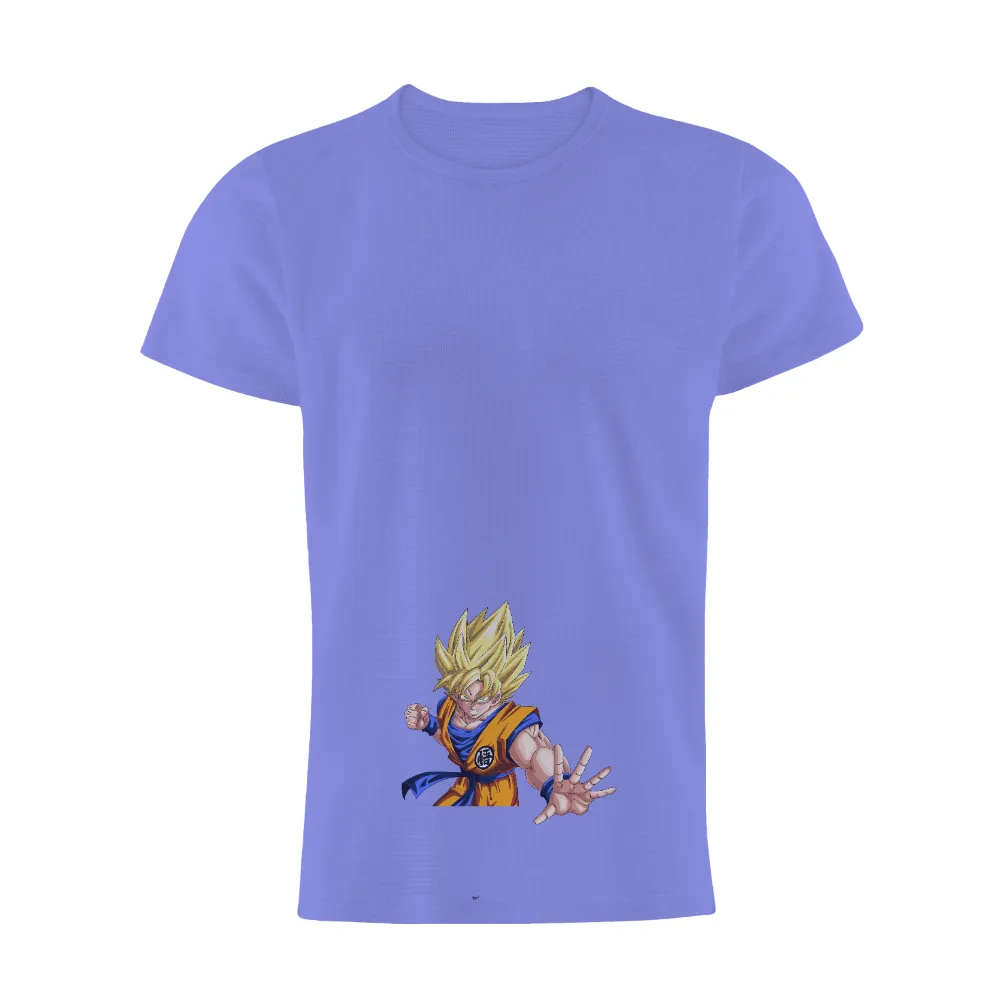 Customized Tee Shirts: Goku Super Saiyan - Anime Icon|men goku t shirt