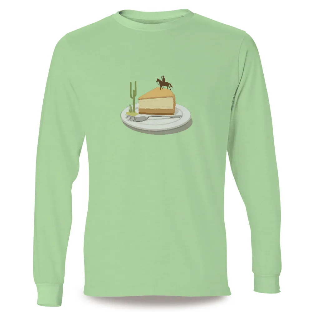 Customized Tee Shirts: Cowboy Cheesecake Adventure|acnh western shirt