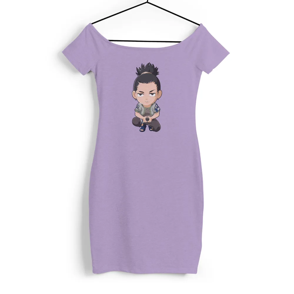 Shikamaru Chibi T-Shirt Printing - Anime Minimalist Design|naruto pants and shirt