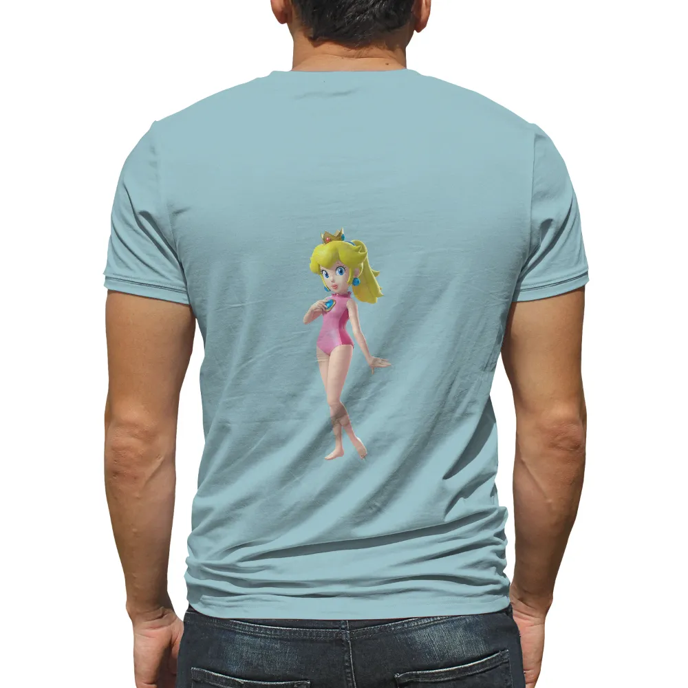 TShirt Printing: Princess Peach Retro Gaming Design|roblox t shirt mario