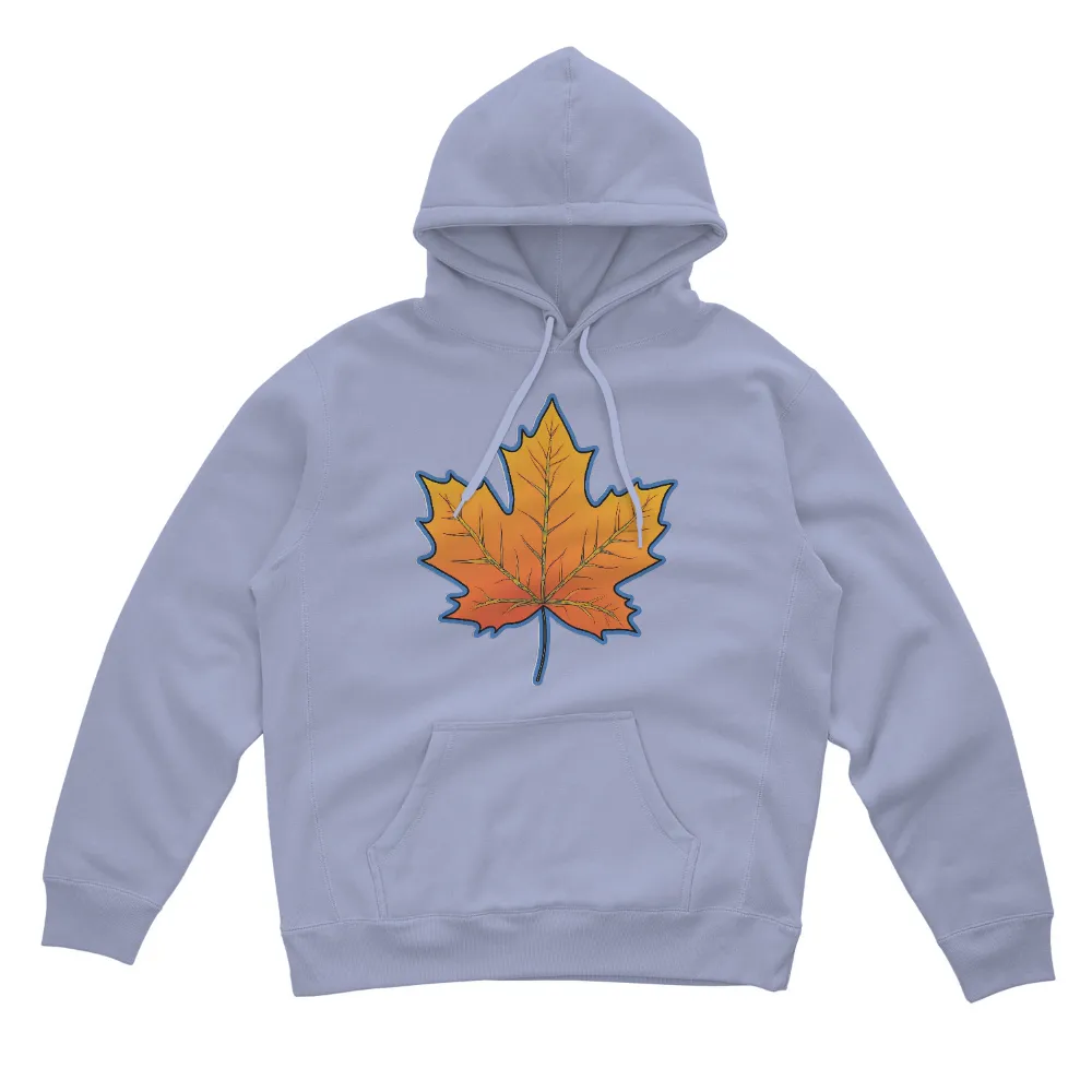 T-Shirts Custom: Autumn Maple Leaf - Unique Artistic Design|artistic t