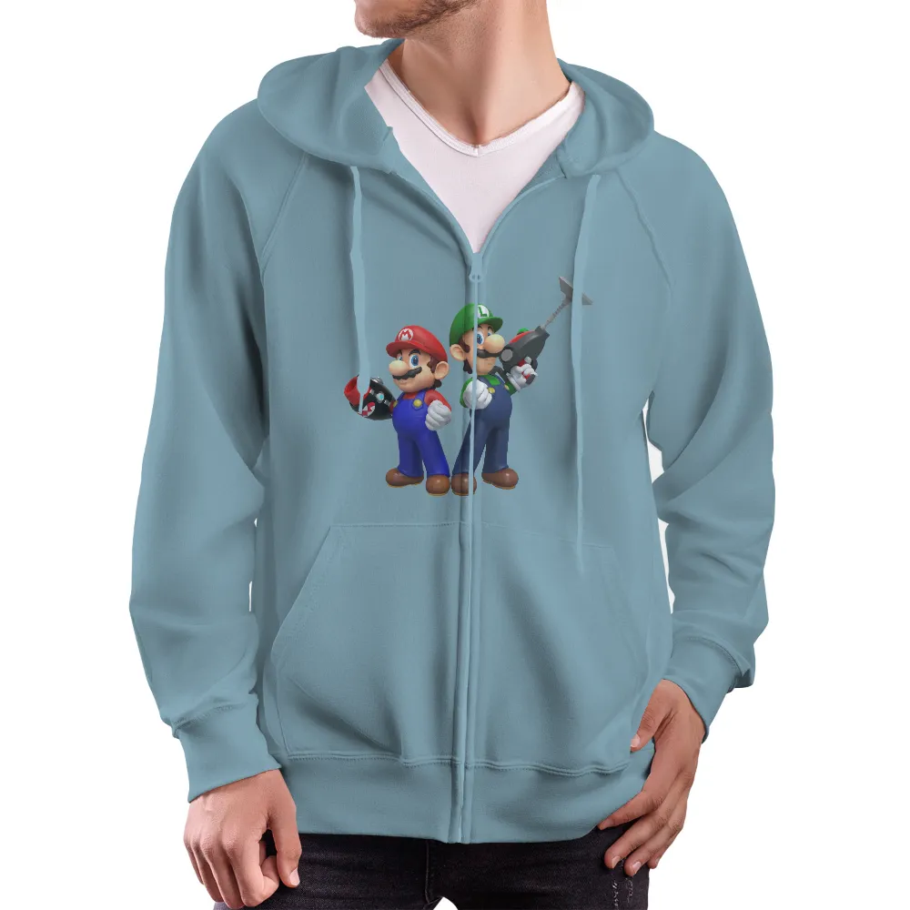 TShirt Design: Mario and Luigi Ready for Adventure|dime glory challenge t shirt