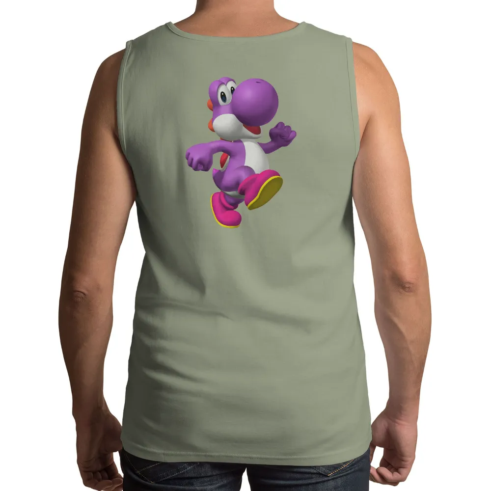 Tee Shirts Printed: Yoshi Adventure - Gaming T-Shirt|our flag means death blackbeard purple shirt