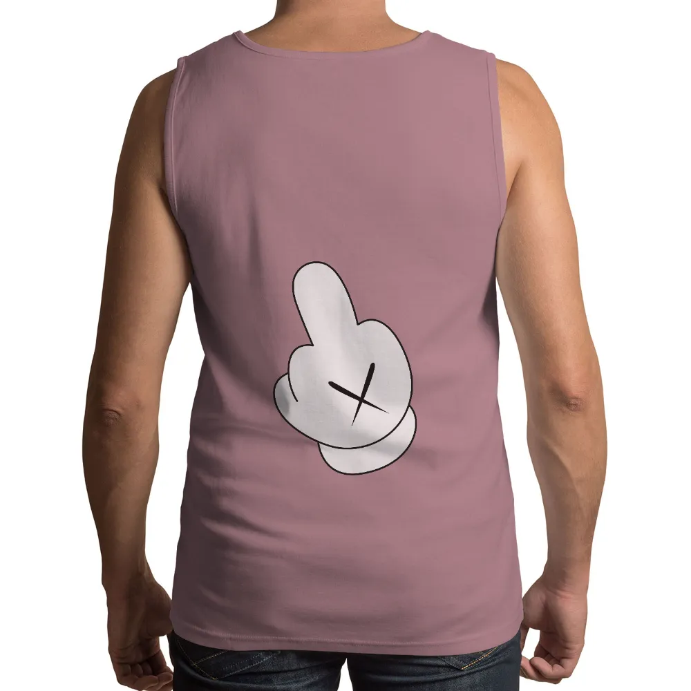 T-Shirts Design: Bold Statement with Finger Gesture|unique valentines shirts