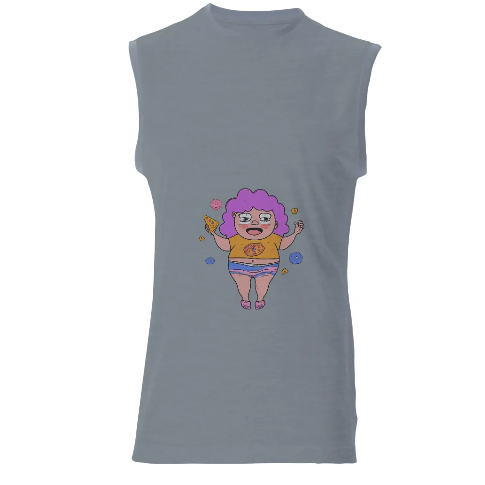 T-Shirts Pattern: Embrace the Joy of Food with Lila|tupac pop art shirt