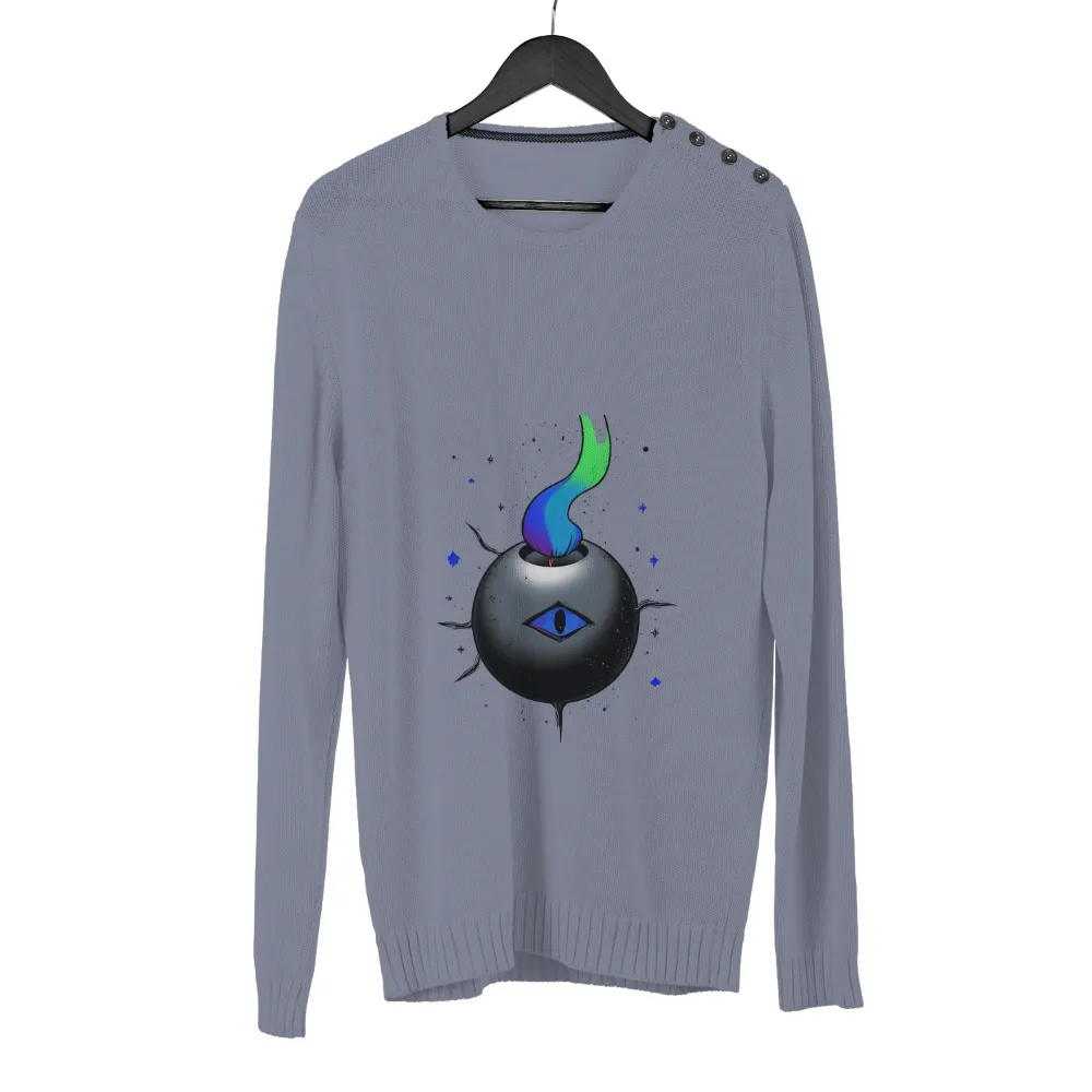 Custom T-Shirt Printing: Eye of Eternity - Mystery Orb with Rainbow Smoke|owen power