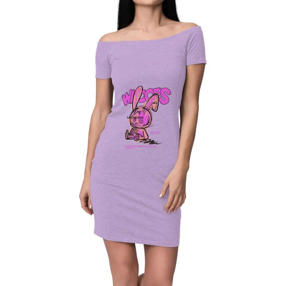 Graphic Tees: Pink Bunny - The Last Thing I Want to Do is Hurt You|90's pop culture t shirts