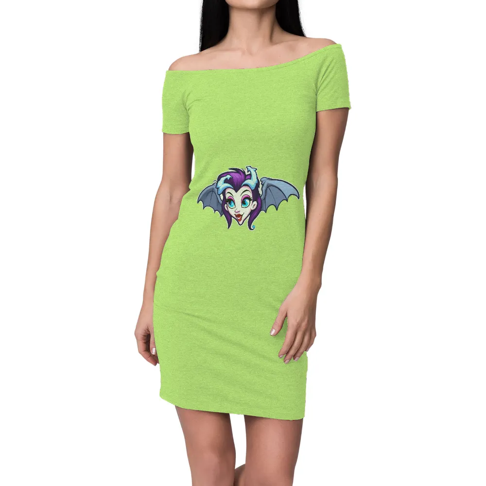 T-Shirts Custom: Embrace Your Inner Luna - Whimsical Fantasy Design| Luna with vibrant colors