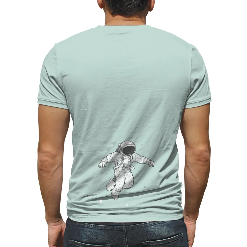 Minimalist Astronaut Design: Celebrate the Spirit of Space Exploration|astronaut unicorn rainbow shirt